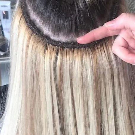 Aplicación Profesional de Extensiones Tipo Cinta- Salon Cabo